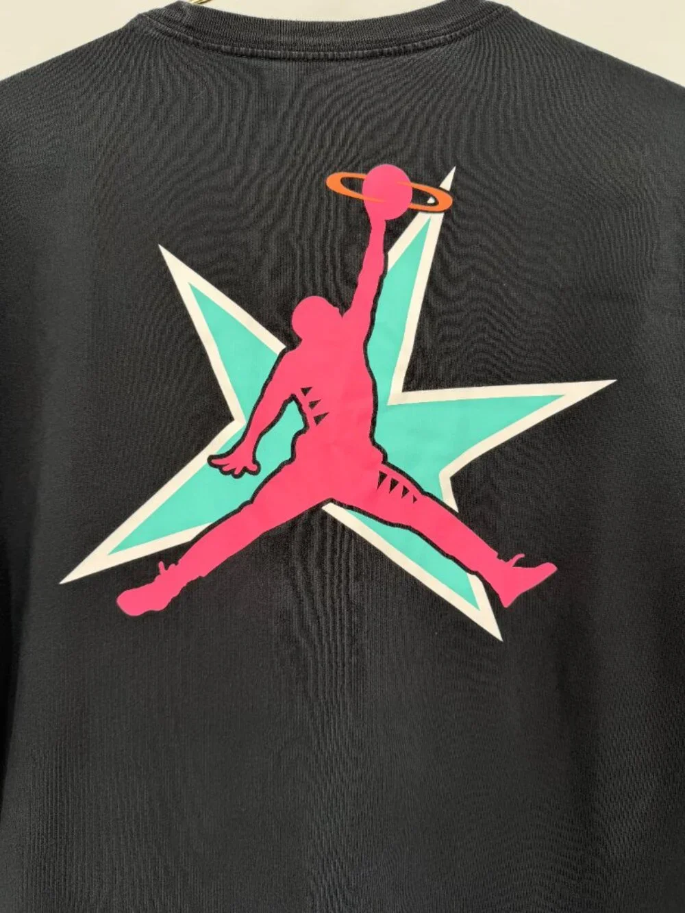 Jordan Jumpman Men's XL Graphic T-Shirt Black Short Sleeve Cotton Crew Neck